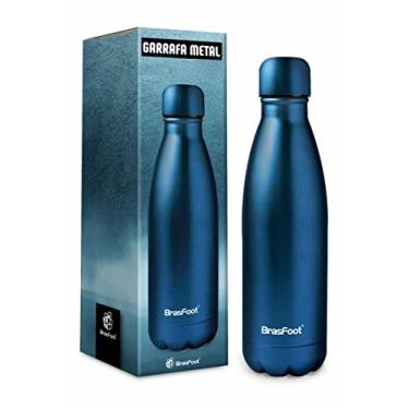 Imagem de Garrafa Termica Azul Acetinado Metal Neo - 500ml