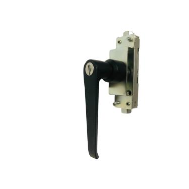 Imagem de Fecho Cremona C/Lingueta Maçaneta L C/Yale (A) 26mm (D) 17,5mm Preto 22410 - Tasco Tasco