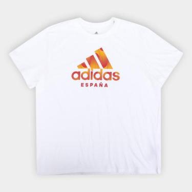 Imagem de Camiseta Espanha Adidas Gráfica Feminina