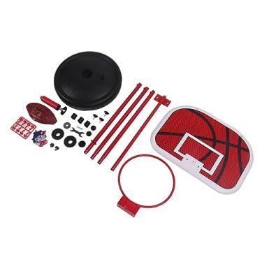 Imagem de Cesta de Basquete Infantil, Aço de Brinquedo de Cesta de Basquete Elevável para a Vida Diária