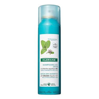 Imagem de Shampoo Klorane Detox, menta aquática, invisível, refrescante, 3,2 oz