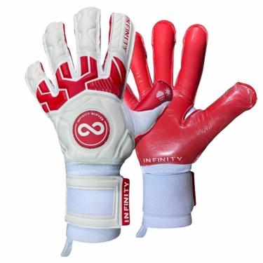 Imagem de Luva Goleiro Profissional Infinity Pro Max WHITE RED-Unissex