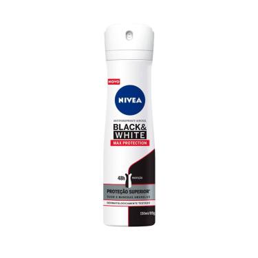 Imagem de Desodorante Antitranspirante Aerosol Nivea Black White Máxima Proteção Feminino 150ml