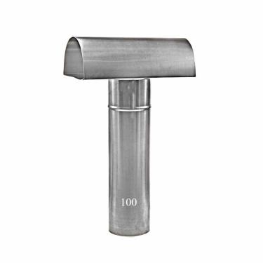 Imagem de Chaminé Chapéu T Para Aquecedor À Gás 100x300mm Flextic