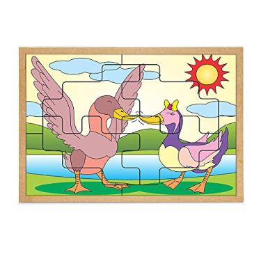 Imagem de Carlu Brinquedos - Quebra-Cabeça, 4+ Anos, 8 Peças, Color Multicolorido, 1288