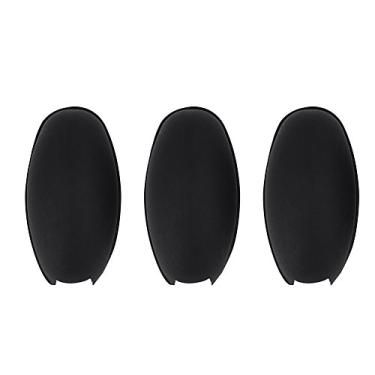 Imagem de 3 peças de descanso de polegar para saxofone, almofadas de saxofone de borracha para chaves de palma de saxofone protetor de dedo para soprano alto sax tenor instrumentos de sopro acessório