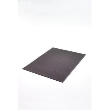 Imagem de Supermats Tapete de equipamento resistente 10GS feito nos EUA para bicicletas reclinadas e bicicletas ergométricas verticais (91,44 cm x 121,92 cm), preto