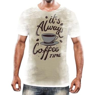 Imagem de Camiseta Camisa Estampas Eu Amo Café Coffee Grãos Arte Hd 1 - Enjoy Sh