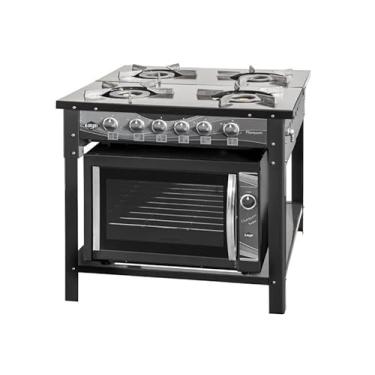 Imagem de Fogao a gas Titanyum 04 bocas Industrial + Forno Titanyum Super Industrial