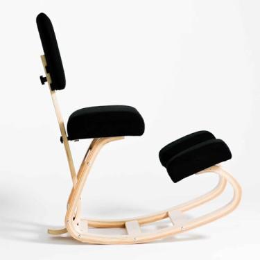 Imagem de Sleekform Cadeira de ajoelhar East Austin, suporte de postura, confortável e ergonômico, alívio natural da dor nas costas, melhor para postura
