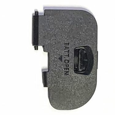 Imagem de Dromirow Tampa de substituição da tampa da porta da bateria para reparo de câmera digital Canon EOS 90D