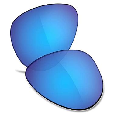 Imagem de TRUSHELL Lentes de reposição polarizadas para óculos de sol Ray-Ban Aviator RB3044 52 mm azul oceano - Polarizadas