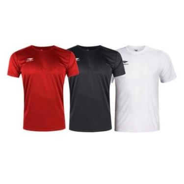 Imagem de Kit 3 Camisetas Penalty Fit Academia Fitness Treino Esporte-Unissex