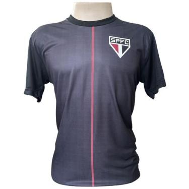 Imagem de Camiseta Esportiva São Paulo Manga Curta Licenciada Spr Sports - Kappa