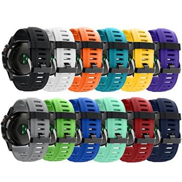 Imagem de Pulseira para Garmin Fenix 3, pulseira de silicone macio de substituição para relógio inteligente Garmin Fenix 3/Fenix 3 HR (sem rastreador)