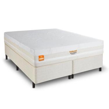 Imagem de Cama Box (Colchão + Box)  Inducol New London Látex - King 1,93X2,03X0,