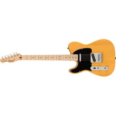 Imagem de Guitarra elétrica Squier Affinity Series Telecaster, com 2 anos de garantia, Butterscotch Blonde, Maple Fingerboard, canhoto