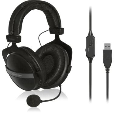 Imagem de Behringer Fones de ouvido estéreo USB HLC660U com microfone embutido