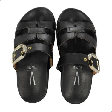 Imagem de Tamanco Vizzano Flatform Fivela Feminina Preto