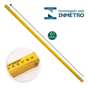 Imagem de 2 Régua Metro Tecido Alfaiate Balcão Corte Costura Estilista