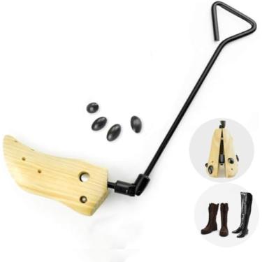 Imagem de Maca de sapato para botas, homens e mulheres de madeira nova bota sapatos maca shaper (2 peças)