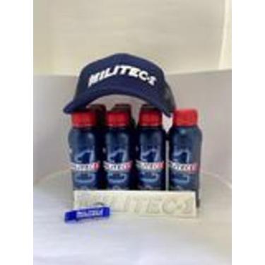 Imagem de 10 unidades Militec-1 Original 200ml + Adesivo, Chaveiro e Boné Milite