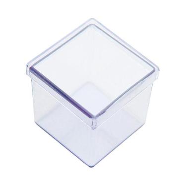 Imagem de Caixinha de Acrílico Quadrada Transparente 5x5cm - WebBar
