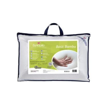 Imagem de Travesseiro Dunlopillo Basic Bambu, 100% Látex, 050 X 070 Cm