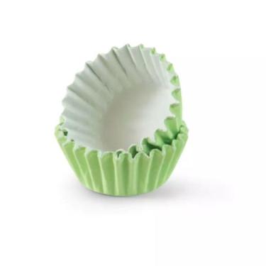 Imagem de Forminhas de Papel Nº 5 P/ Brigadeiro Doces C/ 1.000 Un. Verde Limão. 