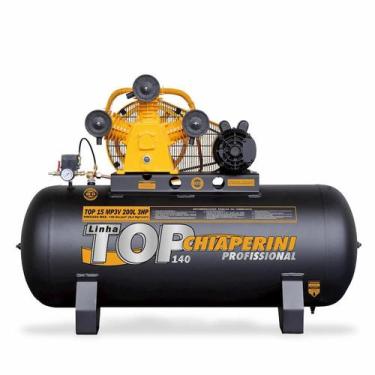 Imagem de Compressor de Ar M.Pressão Tri Aberto 3HP 200L Chiaperini