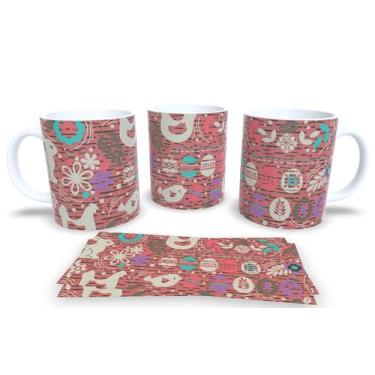 Imagem de Canecas de Porcelana Branca Personalizadas Coleção Pascoa 6 - Estampa 