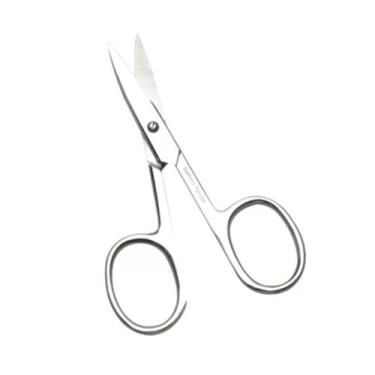 Imagem de Tesoura Ponta Curva Para Cutículas Em Aço Carbono Marco Boni, Prata