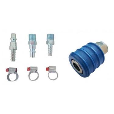 Imagem de Kit Conexões Para Compressor Com Engate Rapido Espigao E Pinos Complet
