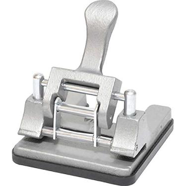 Imagem de Perfurador De Papel Ferro Fundido P/ 30 Fls. Cinza - 21205