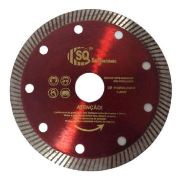 Imagem de Disco De Corte Diamantado Para Porcelanato 110mmx20mm 1.4mm - SQ