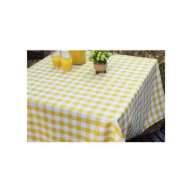 Imagem de Kit Com 10 Toalha De Mesa Oxford Xadrez Italiana 1.40 m x 1.40 m - IÉ 