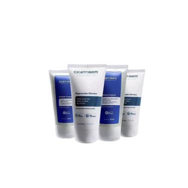 Imagem de Kit 2 Cremes Hidratante Anti Estrias + 2 Esfoliantes Corporal 150g - C
