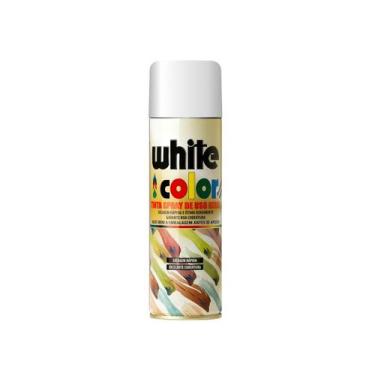 Imagem de Tinta Spray Branco Fosco em Spray Aerossol White Lub 340ml ORBI QUÍMIC
