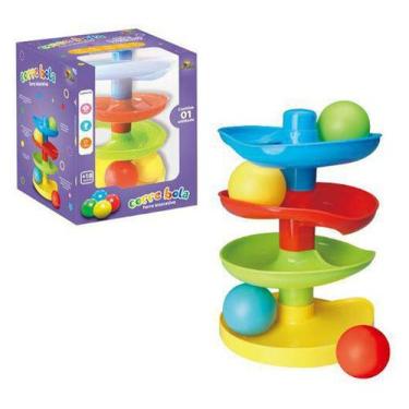 Imagem de Torre Interativa Corre a Bola Estimula Visão e Tato 21cm - Art Brink