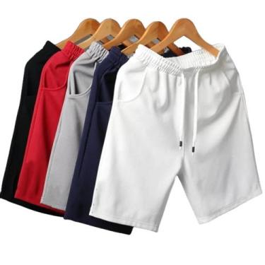 Imagem de Bermuda masculina moletom moletinho - NoBrand, Preto, M