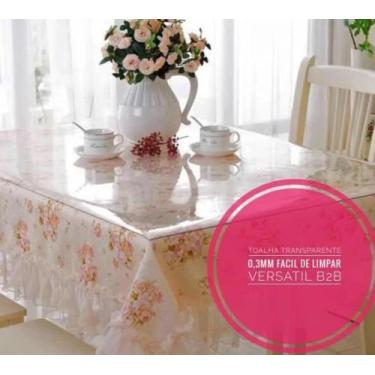 Imagem de Toalha De Mesa Plástico Transparente Impermeável 2,5 X 1,40 - Prime At