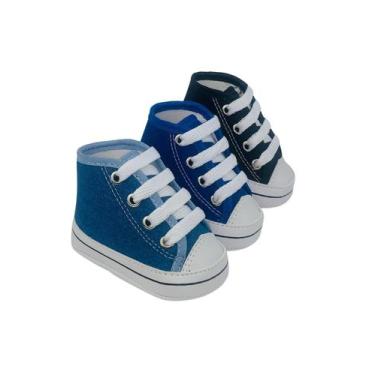 Imagem de Kit Com 3 Pares Sapatinho De Bebê Direto Da Fabrica do 13 Ao 18 - Drin