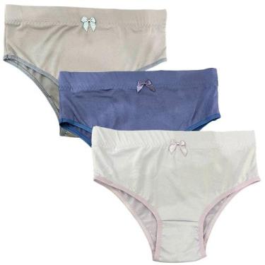 Imagem de Kit 3 Calcinha Tangão Senhora Frimodas Microfibra Feminino Adulto, G, 