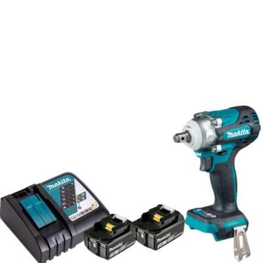 Imagem de Chave De Impacto Dtw300 2 Baterias 3ah + Carregador Makita
