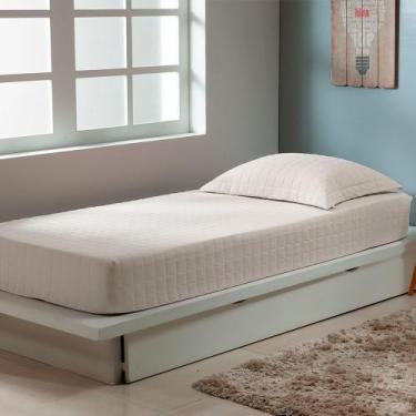 Imagem de Colcha Solteiro Zapt Zum Sleep C/ Elástico 2Pçs 200 Fios 100% Algodão 