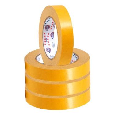 Imagem de Fita Adesiva Dupla Face Carpete 24mm x 30 Mt Eurocel - 4 Und