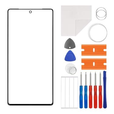 Imagem de E-yiiviil Substituição do digitalizador de lente de vidro frontal com conector compatível com Google Pixel 6 Pro de 6,7 polegadas com ferramentas