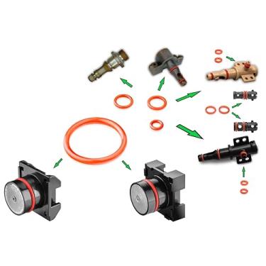 Imagem de namroh.HC Conjunto de vedação de vedação para caldeira e unidade de fermentação compatível com máquinas de café Saeco Philips Gaggia