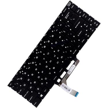 Imagem de Substituição de teclado Deal4GO com retroiluminação de cor única para MSI GF65 Thin 10UE-047 9SD GS65 Stealth GF63 WS65 GS65VR PS63 MS-16W1/2 MS-16R6 MS-16Q4 - Preto, 39.6 cm