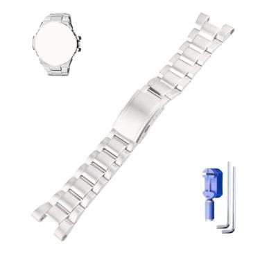 Imagem de MMBAY Pulseiras de relógio de aço inoxidável GST-B100 de 26 mm adequadas para Casio G-STEEL G-Shock GST-210 400G GST-B100 GST-W100 W110 W300 GST-S100 S100D S110D S300 pulseira mental de substituição